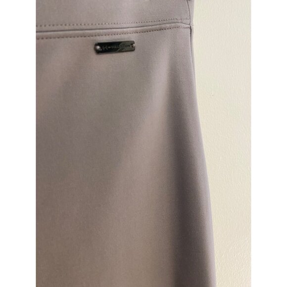 H By Halston Leggings Womens MP Gray Mid-Rise Ankle Pull On Stretch Yoga Pants - Picture 13 of 14